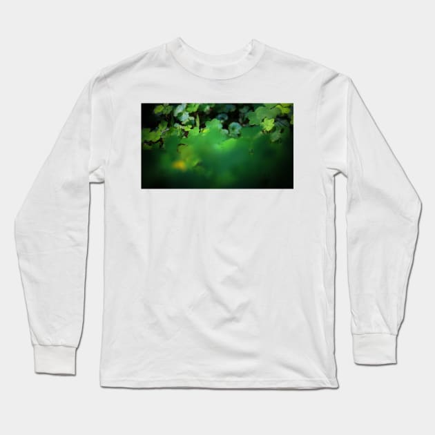 Green Clover Long Sleeve T-Shirt by 1Redbublppasswo